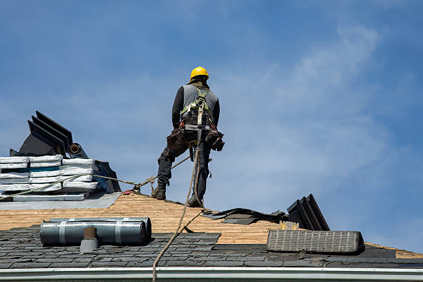Professional Metal Roofing technician working in Long Island, ME